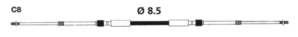 Uflex Universal 33C Control Cable - C8 (718644)