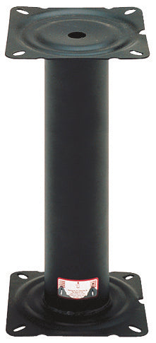 Wise Fixed Black Powder Coated Steel Seat Pedestal (721229)
