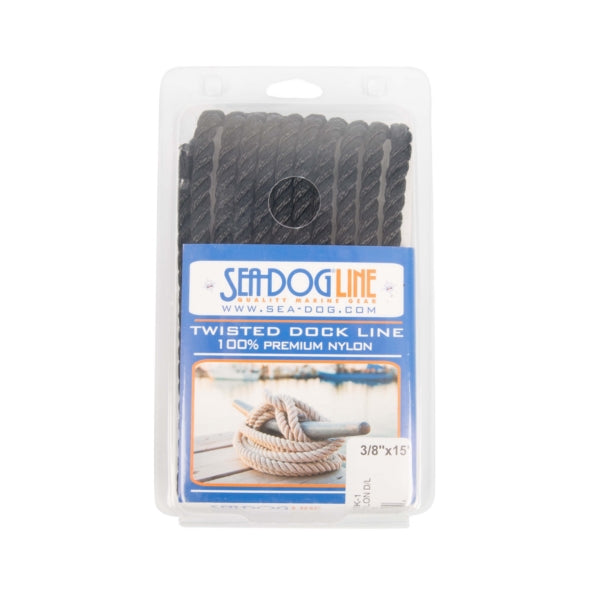 Sea Dog Ligne d’amarrage torsadée en nylon — 15'