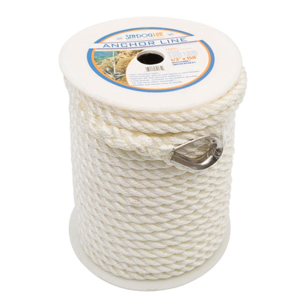 Sea Dog Double Braided Nylon Anchor Line (729401)