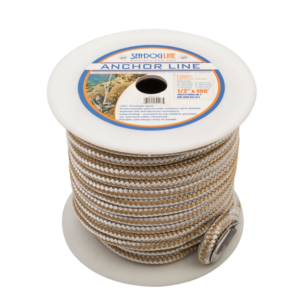 Sea Dog Double Braided Nylon Anchor Line (729446)