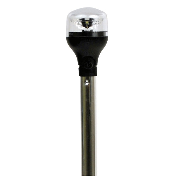 Attwood All Around Navigation Light, Horizontal Mount with 20” Pole (732547)