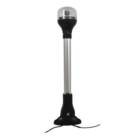 Attwood All Around Navigation Light, Vertical Mount with 20” Pole (732548)