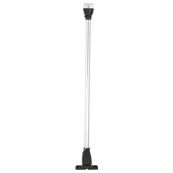 Attwood All Around Navigation Light, Vertical Mount with 12” Pole (732550)