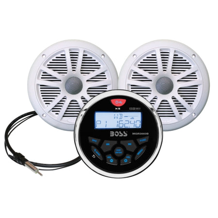 Boss Audio Audio Receiver Kit with Speaker White (732580)