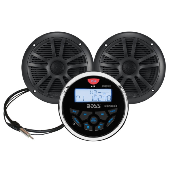 Boss Audio Audio Receiver Kit with Speaker Black (732581)