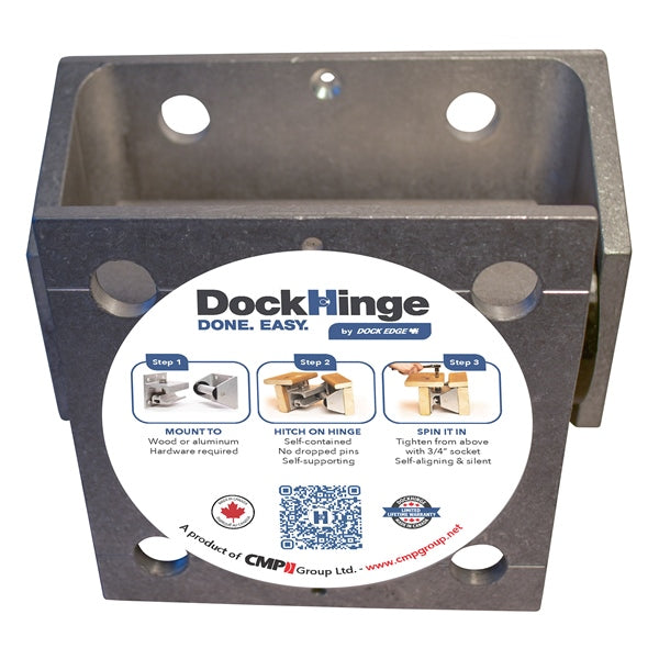 Dock Edge DockHinge 5/8P for 1/2” Hardware (734645)