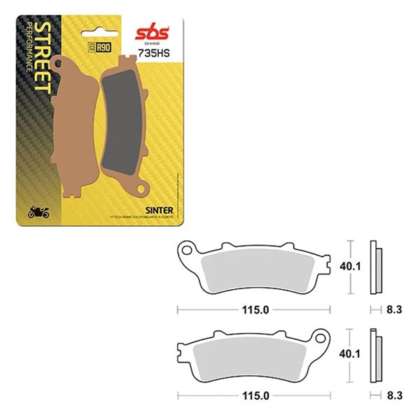SBS High Performance & NO Dust Sinter Brake Pad (6550735100)