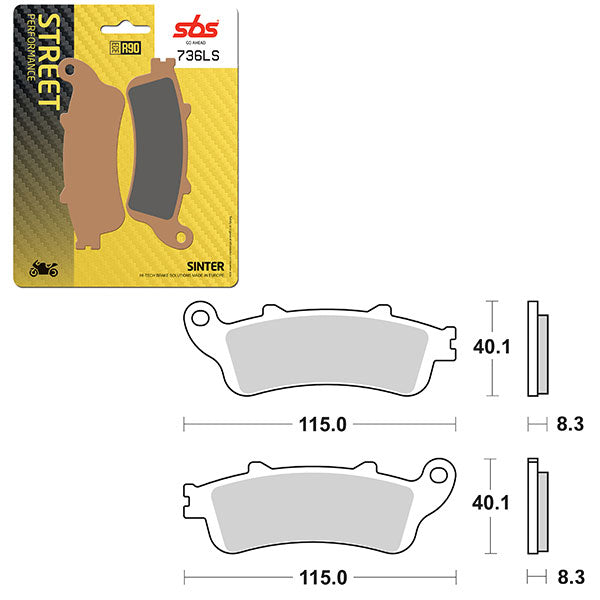 SBS PERFORMANCE LS SINTER BRAKE PAD (6260736108)