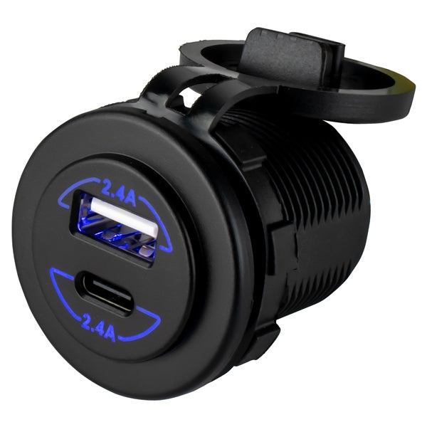 Sea Dog USB & USB-C Power Socket (738157)
