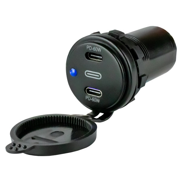 Sea Dog Dual USB-C Power Socket (738182)