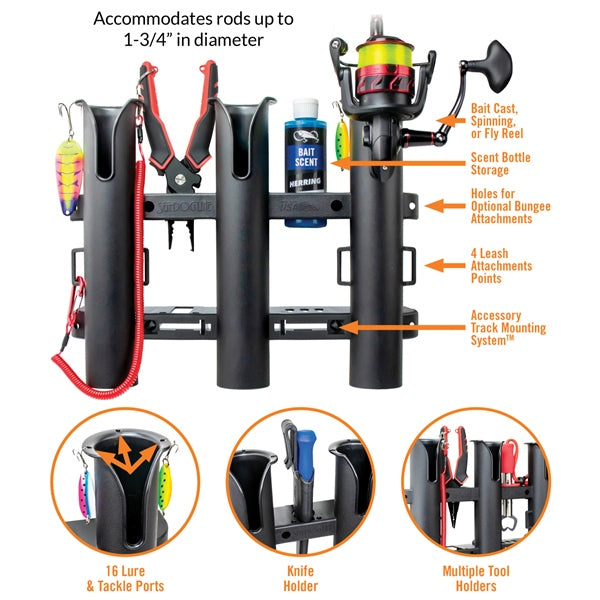Sea Dog Three Pole Rod Holder (738294)