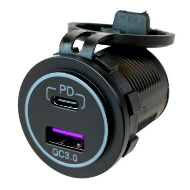 Sea Dog USB 3.0 & USB-C Power Socket (738306)