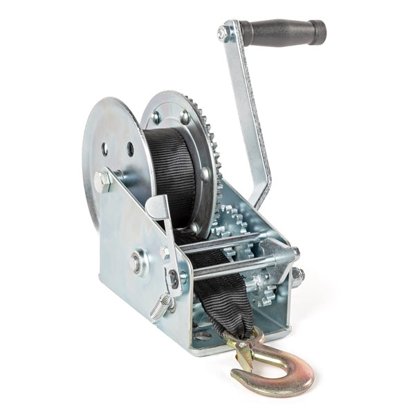 Kimpex 2500 lbs Heavy Duty Two Speed Hand Winch with strap (758043)
