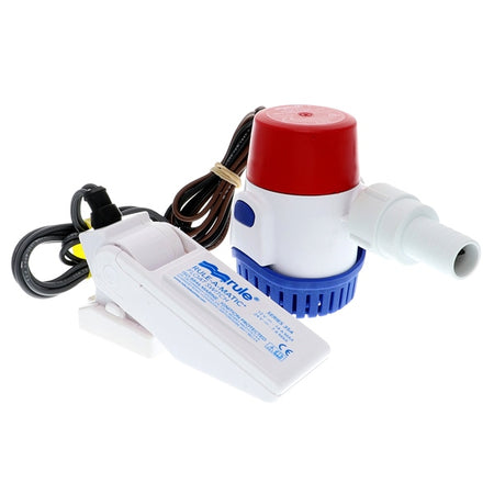 JABSCO RULE 500 GPH Standard Bilge Pump Kit with Float Switch (761383)