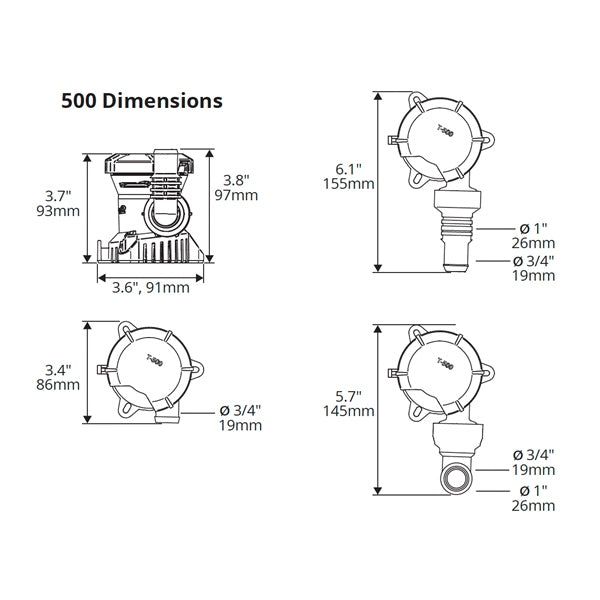 Attwood Tsunami MK2 Bilge Pump (764091)