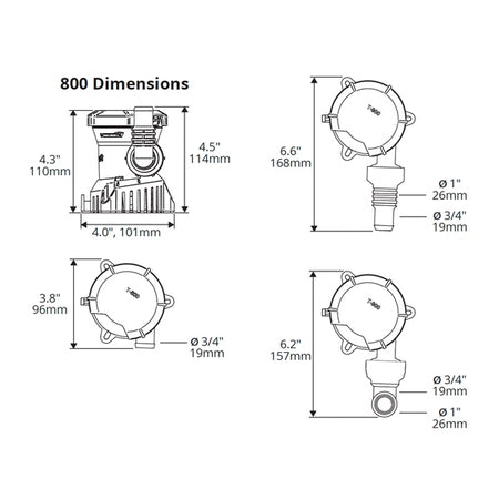 Attwood Tsunami MK2 Bilge Pump (764092)