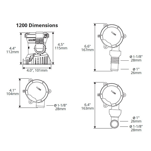 Attwood Tsunami MK2 Bilge Pump (764108)