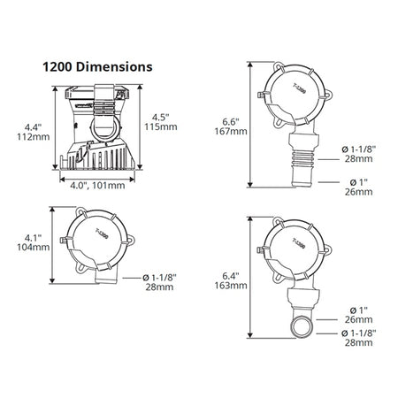 Attwood Tsunami MK2 Bilge Pump (764108)