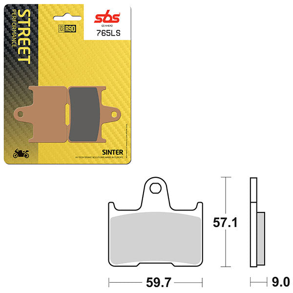 SBS PERFORMANCE LS SINTER BRAKE PAD (6260765108)