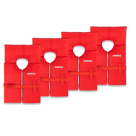 Kimpex Set of 4 Keyhole Life Jacket (777934)