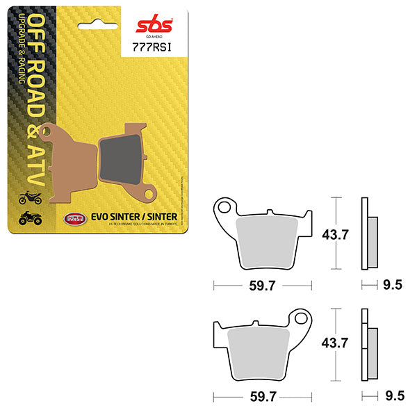 SBS EVO SINTER BRAKE PAD (6280777108)
