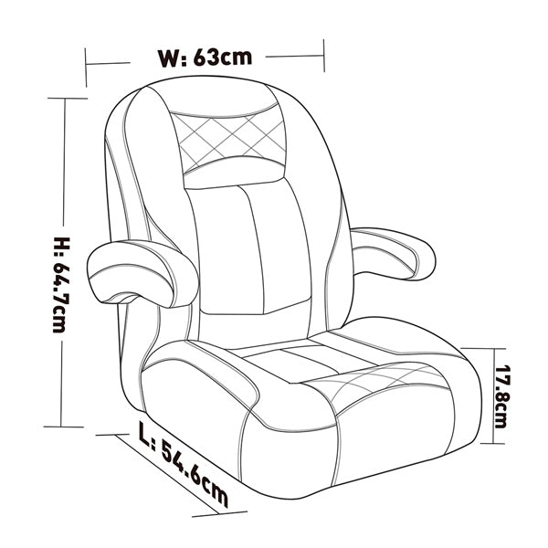 Kimpex Captain Boat Seat (778044)