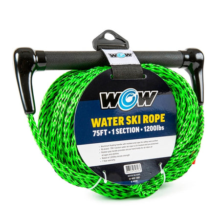 WOW 75' 1 Section Tow Rope with Rubber Handle (778070)