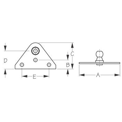 Sea Dog Gas Lift Hinge (799359)