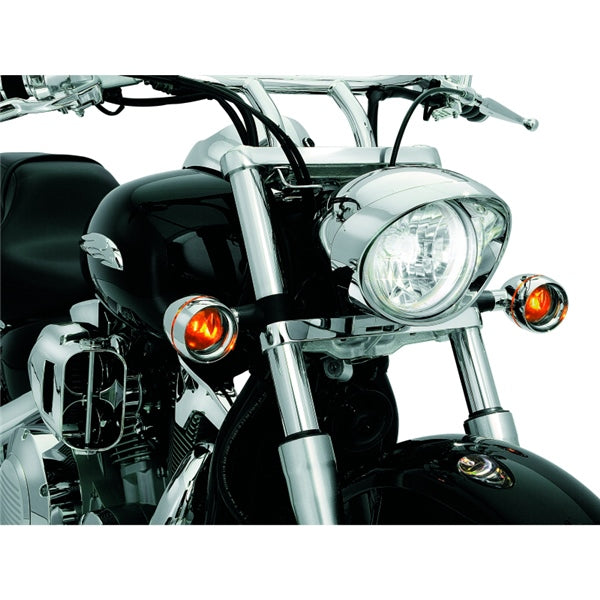 Kuryakyn Bezel Turn Signal - Honda & Kawasaki (838275)
