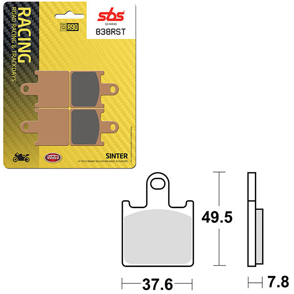 SBS ROAD RACING & TRACKDAYS SINTER BRAKE PAD (6470838108)