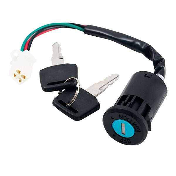 MOGO PARTS INTERRUPTEUR À CLÉ PRISE MÂLE 4 FILS 4 TEMPS (07-0507)