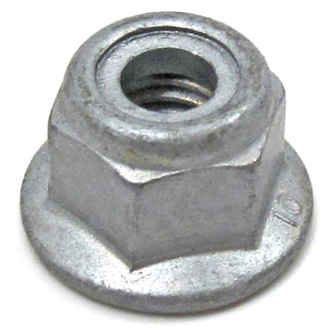 8437-604 NUT.HEX FLG-NYL LOCK M6X1.0 CL10 SILV