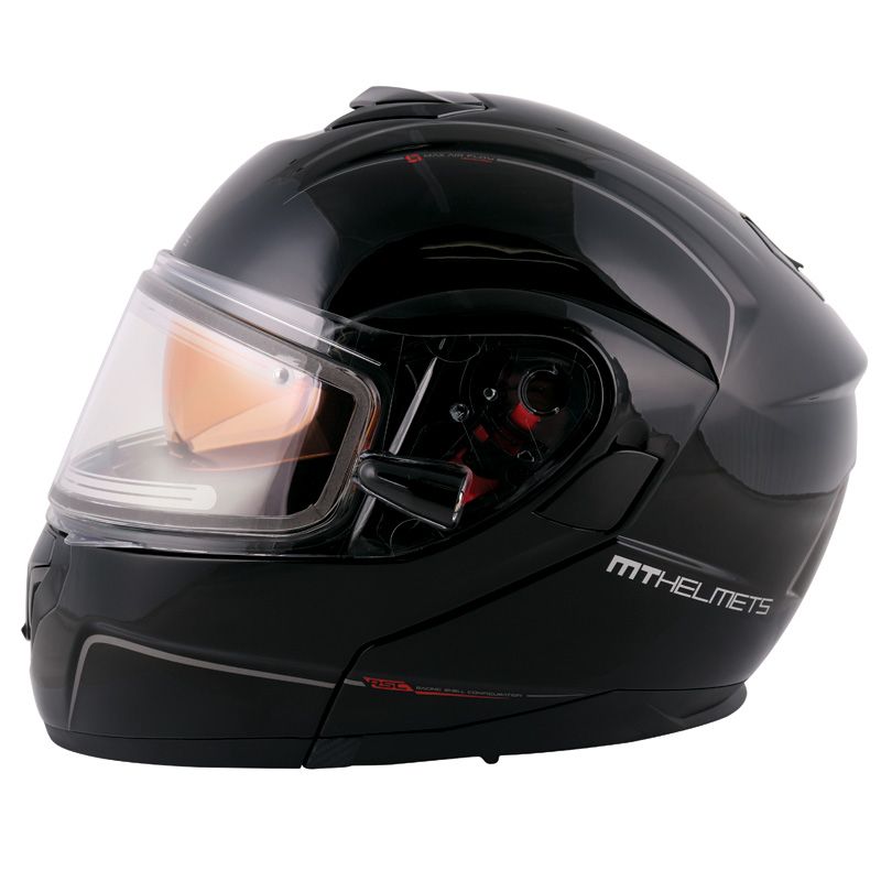 ATOM -V ELECTRIC SHIELD HELMET - BLACK