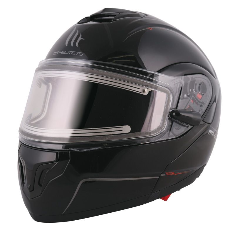 ATOM -V ELECTRIC SHIELD HELMET - BLACK