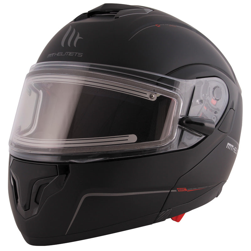 ATOM -V ELECTRIC SHIELD HELMET - MATTE BLACK (XS)