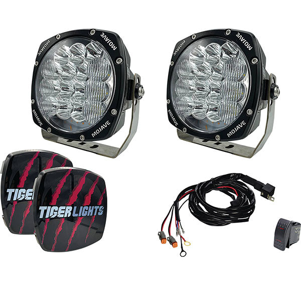 Tiger Lights MOJAVE 8" Light Kit & Harness (TLM8-KIT)