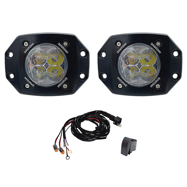 Tiger Lights MOJAVE 3" Flush Mount Light Kit & Harness (TLM3-FM-KIT)
