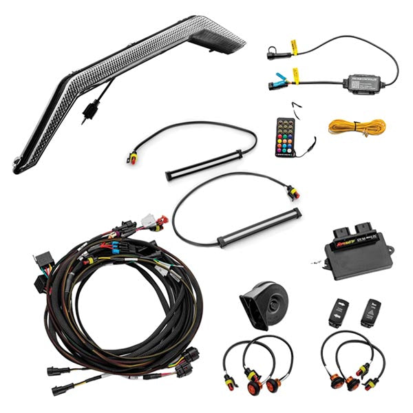 SuperATV Deluxe Self-Canceling Turn Signal Kit w/ Accent Light and 6" LED (TSK-P-PROX4-007-K-K6)