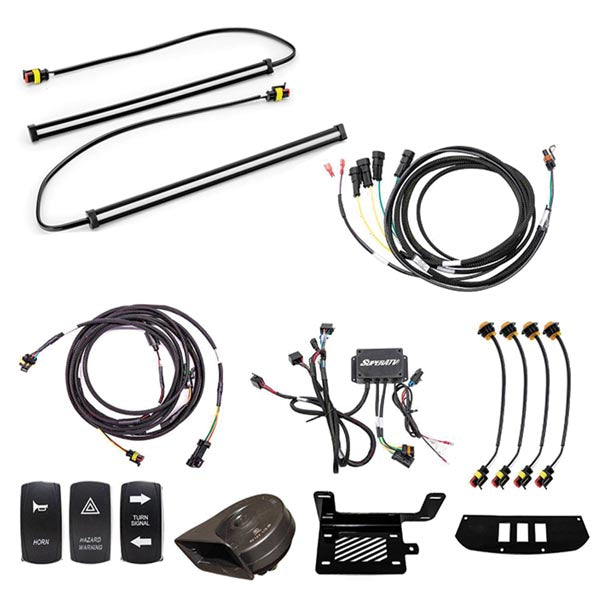 SuperATV Deluxe Self-Canceling Turn Signal Kit w/ 12" LED (TSK-P-RZRXP-007-K12)