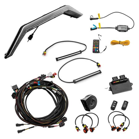 SuperATV Deluxe Self-Canceling Turn Signal Kit w/ Fang Lights & 6" LED (TSK-P-RZRXP-007-K-K6)