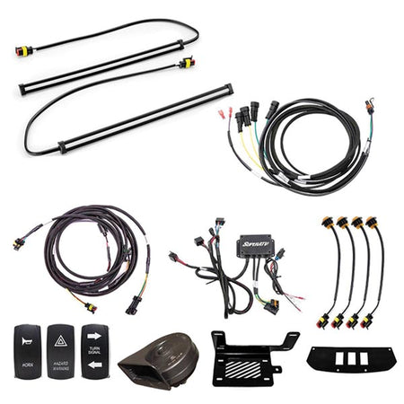SuperATV Deluxe Self-Canceling Turn Signal Kit w/ 12" LED (TSK-P-RZRXP4-008-K12)
