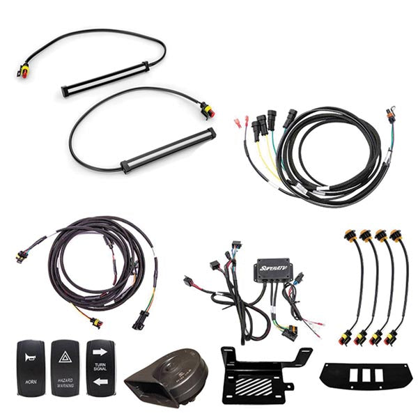 SuperATV Deluxe Self-Canceling Turn Signal Kit w/ 6" LED Light (TSK-K-H2-007-K6)