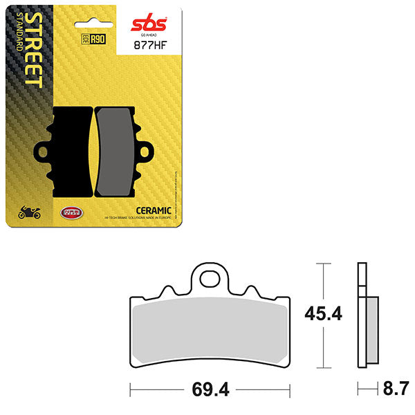 SBS ATV/UTV CERAMIC BRAKE PAD (6190877108)