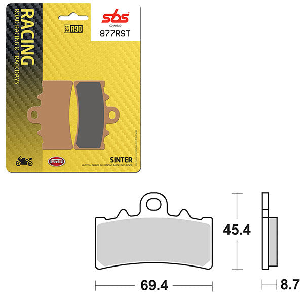 SBS ROAD RACING & TRACKDAYS SINTER BRAKE PAD (6470877108)