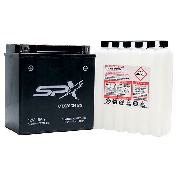 BATTERIE ET ​​ACIDE HAUTE PERFORMANCE SPX (CTX20CH-BS)