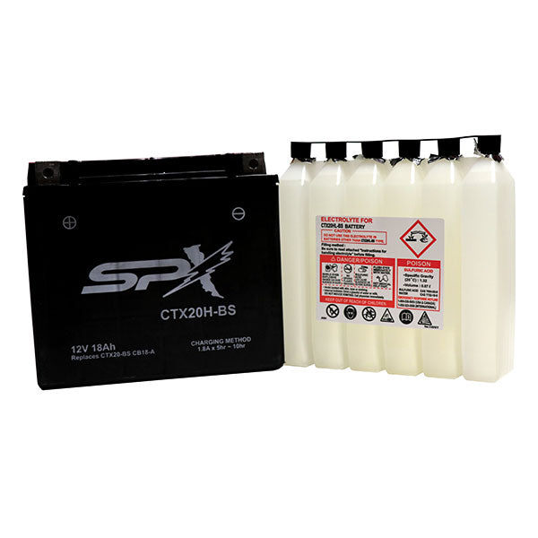 BATTERIE ET ​​ACIDE HAUTE PERFORMANCE SPX (CTX20H-BS)