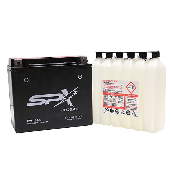 BATTERIE ET ​​ACIDE HAUTE PERFORMANCE SPX (CTX20L-BS)