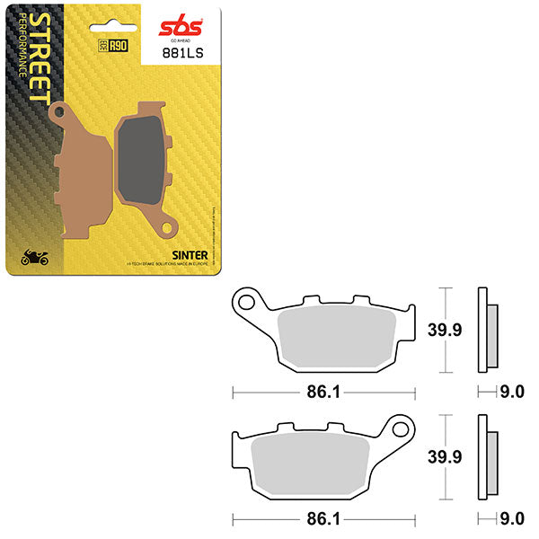 SBS PERFORMANCE LS SINTER BRAKE PAD (6260881108)
