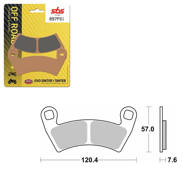 SBS EVO SINTER BRAKE PAD (6450897100)